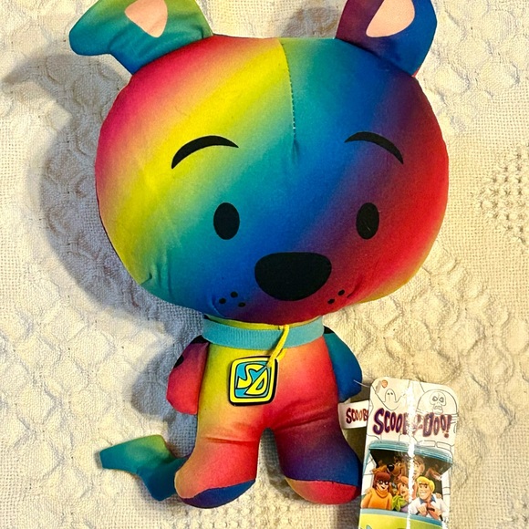 toy factory Other - Scooby Doo - Rainbow Chibi Plush 7 Inches Tall by Toy Factory NWT
